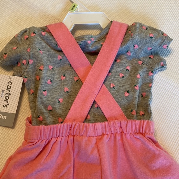 Baby Girl Carter’s 2 pieces Summer set pink and gray size 3 months - Picture 6 of 10